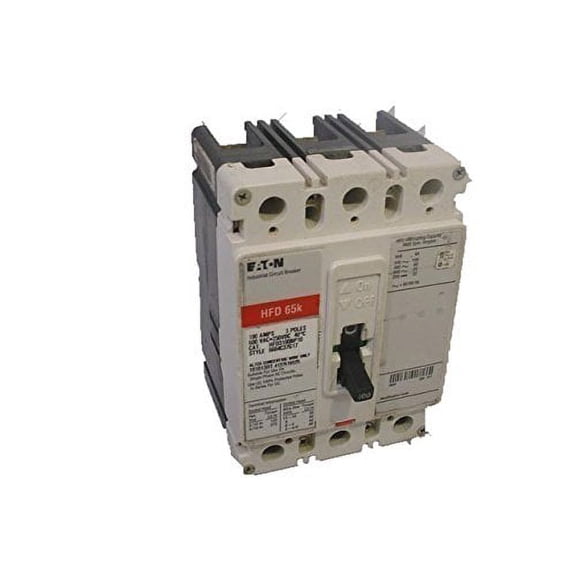 Cutler Hammer HFD3100 3 Pole 100 Amp 600v Circuit Breaker HFD