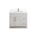 thumbnail image 1 of Cutler Kitchen & Bath CCMCTR30RHT 36.5 x 30 x 21 in. Transitional 1 Door 2 Drawer Right Hand Vanity with Top, Wood - Meadows Cove, 1 of 2