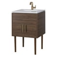 thumbnail image 1 of Cutler Kitchen And Bath Mid-Cnt-24 Garland 24" Free Standing Single Vanity Set - Brown, 1 of 2