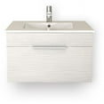 thumbnail image 1 of Cutler Kitchen & Bath Textures Collection 30" Wall Mount Bathroom Vanity-Finish:Contour White, 1 of 7