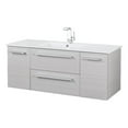 thumbnail image 1 of Cutler Kitchen and Bath Silhouette 48" Wood/Marble Bathroom Vanity in Beige, 1 of 6