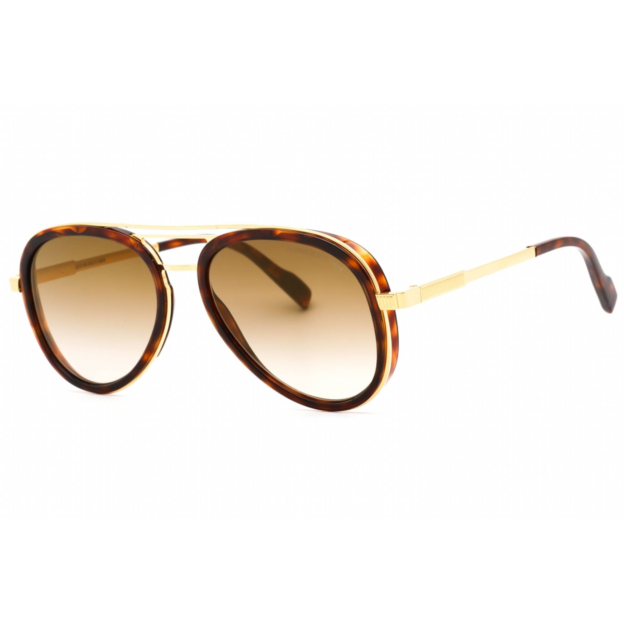 Cutler and Gross Gold and Tortoise Sunglasses Cutler and Gross Sun 1414 02 Black on Havana Sunglasses - US main image 3