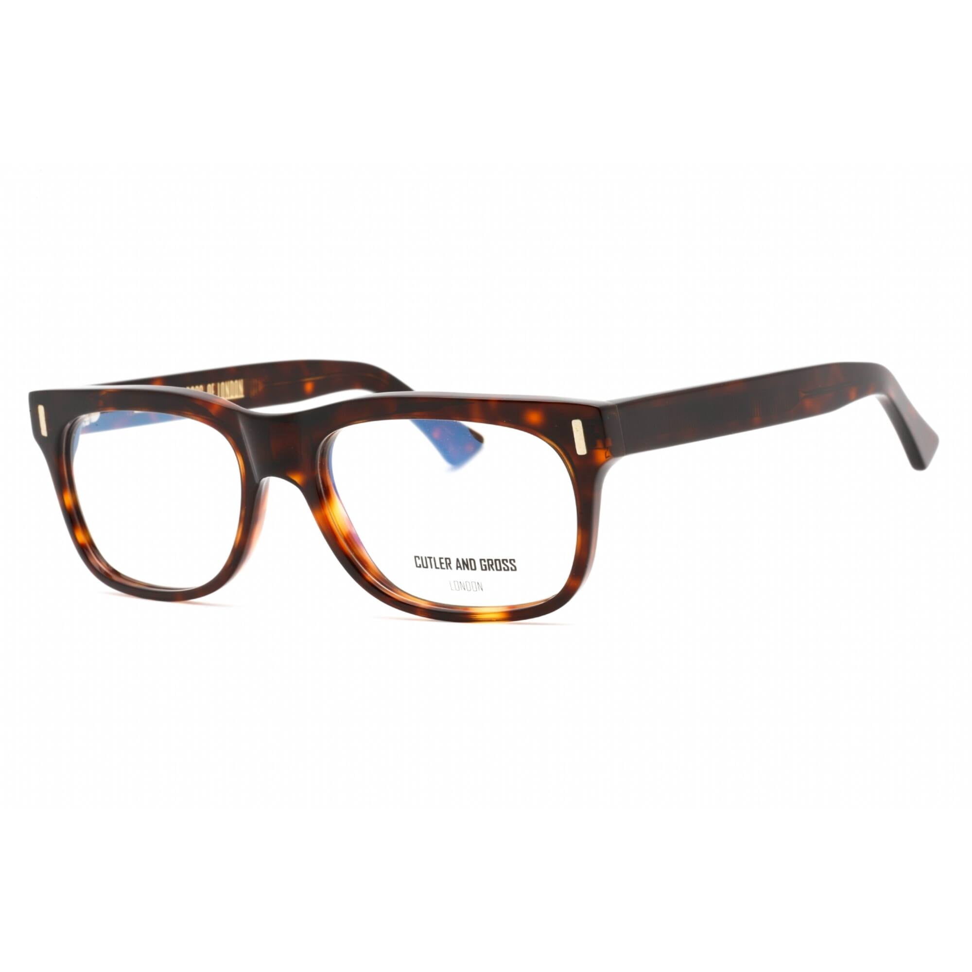 NEW CUTLER AND GROSS CGOP136555 003 UNISEX BLACK HAVANA EYEGLASSES CGOP978256 Eyeglasses - Cutler and Gross Authorized Retailer  main image 2