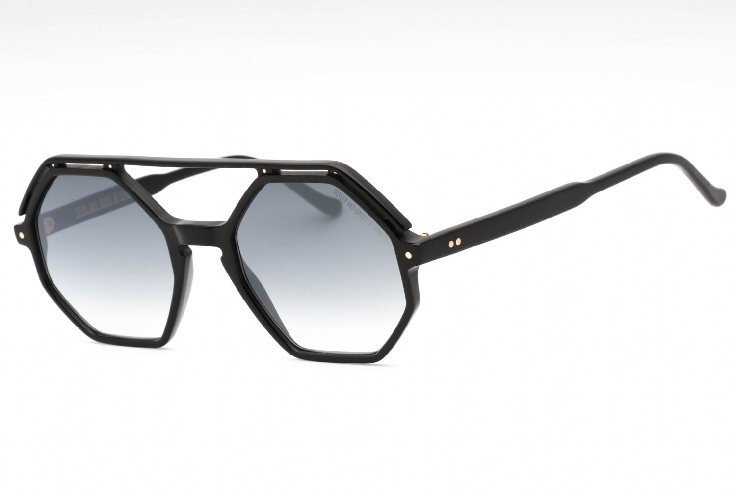 NEW CUTLER AND GROSS CGSN137153 001 BLACK GREY WOMEN SUNGLASSES CGSN137153 Sunglasses - Cutler and Gross Authorized Retailer  main image 3
