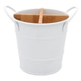 thumbnail image 1 of "Cutlery Holder Stainless Steel Utensil Caddy Divider Countertop Organization Flatware Organizer Kitchen Bathroom Tidy Spoon Forks & , White", 1 of 8