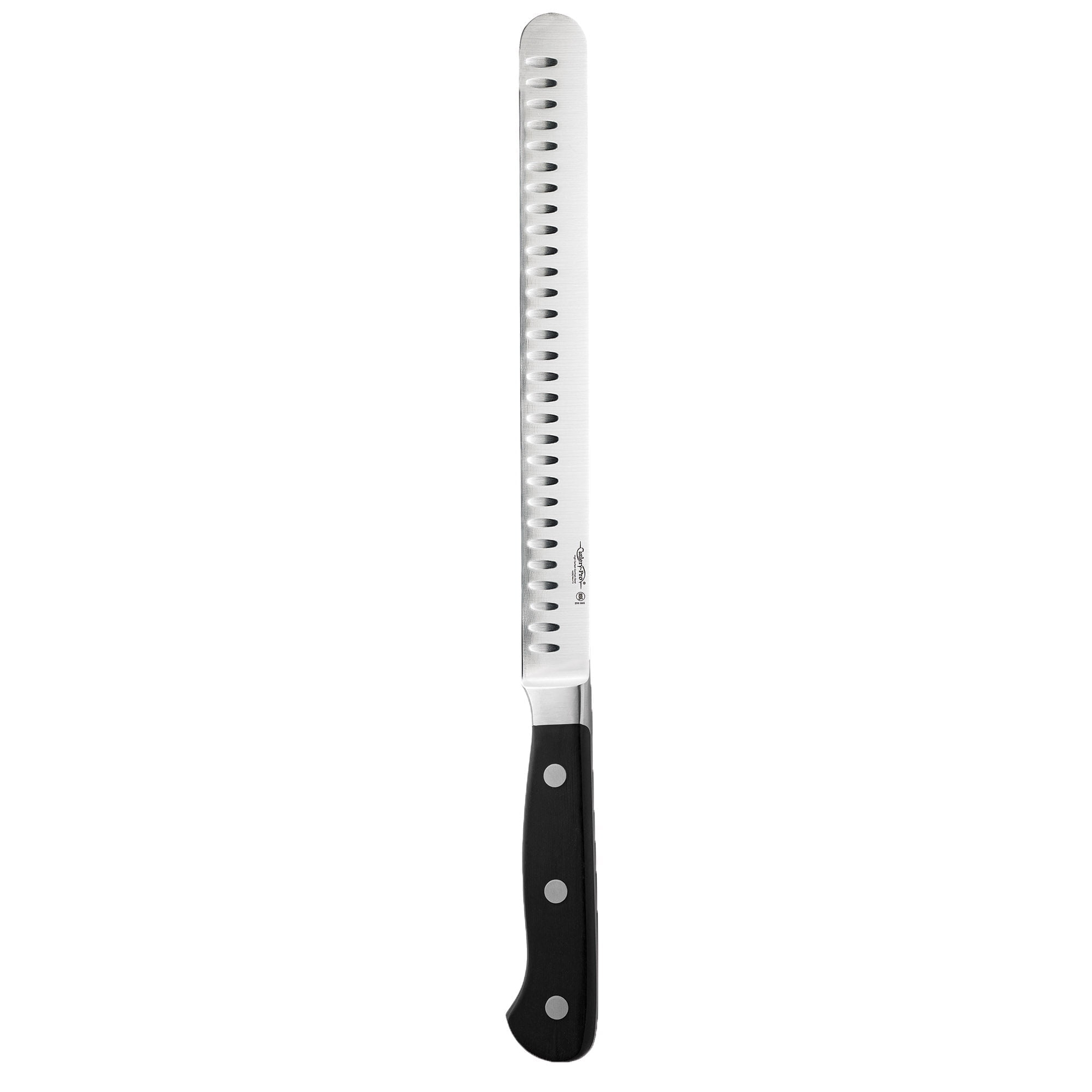 Cutlery-Pro Forged Granton Roaster Slicer Knife, Cat Cora Approved, NSF, German Steel, 10-Inch Blade