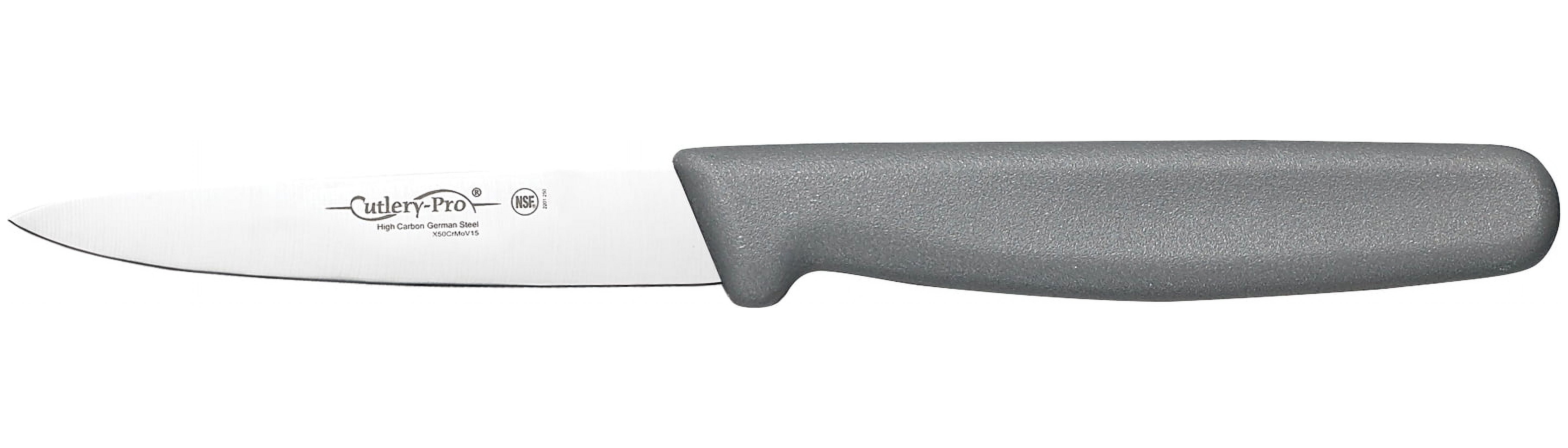 CutleryPro Gourmet Chef Straight Edge Paring Knife, Professional