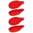 thumbnail image 1 of Cutlery Spoon Holder Home Rest Utensils Storage Rack Silica Gel Chopstick 4 Pcs Red, 1 of 6