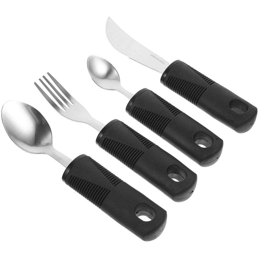 Cutlery Spoon Set Weighted Silverware for Disabled Flatware Product