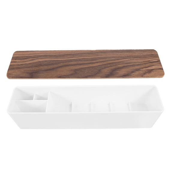 STRANDCHIC ABS White Cutlery Tray Drawer Organizer for Kitchen Utensils and Silverware Storage Box