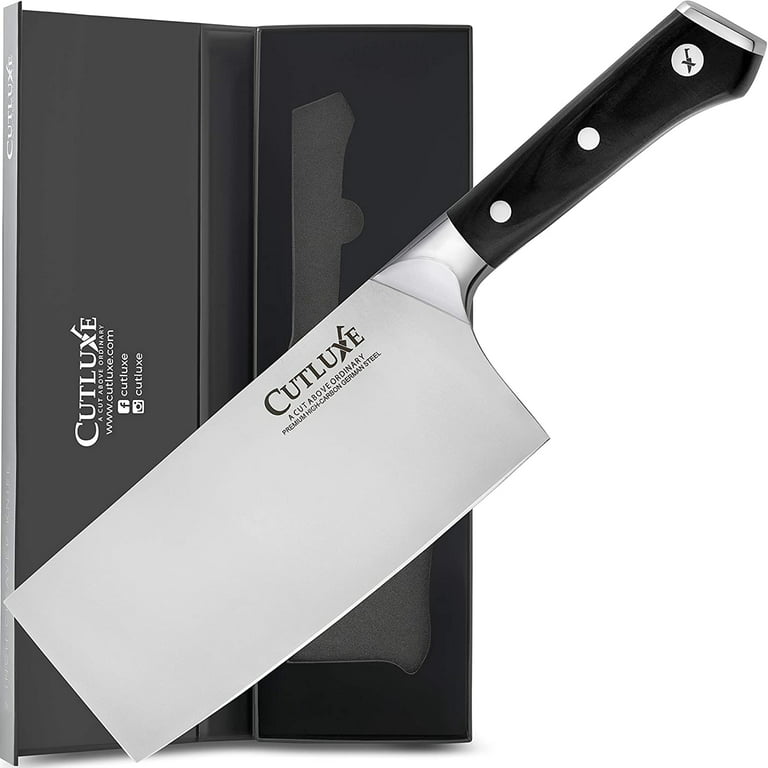 Cutluxe Steak Knives Set - Serrated Steak Knife Set of 4 - Forged High Carbon German Steel - High-end Ergonomic Handle - Artisan Series