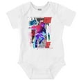 thumbnail image 1 of Cutout MTV Logo Moon Man Blast Off Romper Boys or Girls Infant Baby Brisco Brands NB, 1 of 6