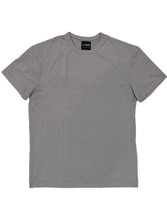Men's Box Cut Relaxed Frame Fit PYCA Pro Tee T-Shirt (X-Large, Stone Grey)