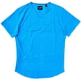 thumbnail image 1 of Cuts Clothing Men's Curve Hem Crew Neck Signature Slim Fit PYCA Pro Tee T-Shirt (Large, Rally Blue), 1 of 2