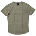 thumbnail image 1 of Cuts Clothing Men's Curve Hem Crew Neck Signature Slim Fit PYCA Pro Tee T-Shirt (Medium, Laurel Oak), 1 of 2