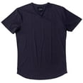 thumbnail image 1 of Cuts Clothing Men's Curve Hem V-Neck 4 Way Stretch Tee T-Shirt (Small, Cast Iron), 1 of 3