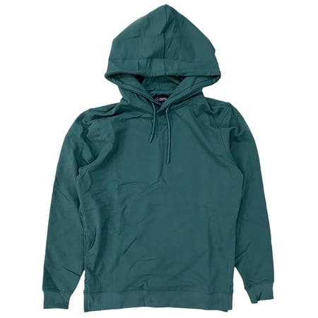 Cuts Clothing Men's Hyperloop 4-Way Stretch Split-Hem Pullover Hoodie Sweatshirt (Small, Spruce)