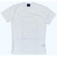 thumbnail image 1 of Cuts Clothing Men's Split Hem Crew Neck 4 Way Stretch Tee T-Shirt (Medium, White), 1 of 2