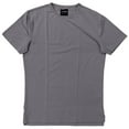 thumbnail image 1 of Cuts Clothing Men's Split Hem Crew Neck 4 Way Stretch Tee T-Shirt (Small, Gray), 1 of 3