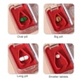 thumbnail image 1 of Cuts Multiple Pills Easily Cleanly Large Pill Splitter Square Dispenser Portable Medicine Cutter Tablet Cutting Artifact Red, 1 of 5