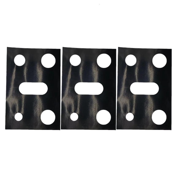 Cuttable Teflons Stove Top Protectors for Gas Burners Non-Stick Washable Liners