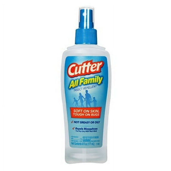 Cutter 6 OZ All Family Unscented Insect Repellent Pump Spray, Each