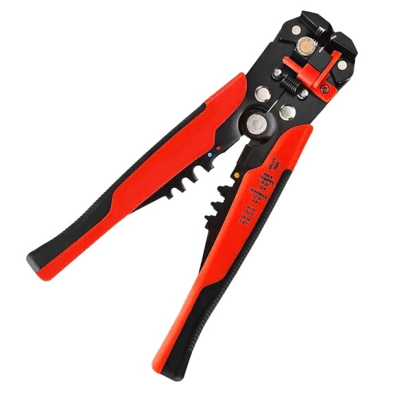 Cutter 8-inch Cable Wire Stripper Automatic Wire Stripping Pliers Wire Clamping Tool Insulation Cable Crimpers Electrician's Wire Cutter Bare Terminals & Insulated Terminals