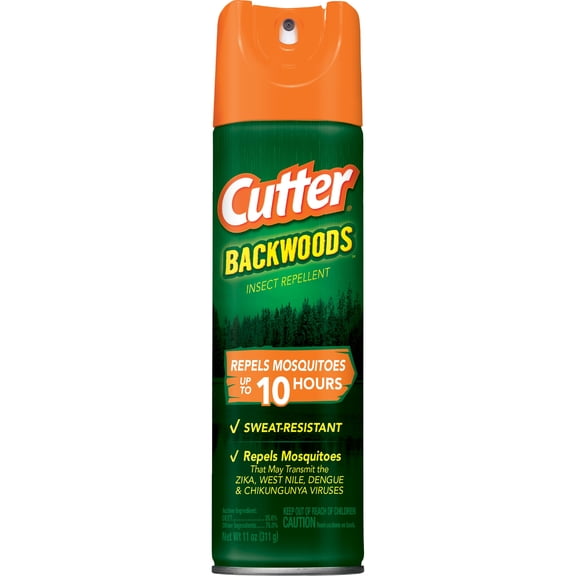 Cutter Backwoods Insect Repellent, Aerosol Spray, 11-oz