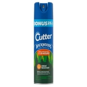 Cutter Backwoods Insect Repellent, Mosquito Repellent, 25% DEET, Sweat Resistant, 7.5 oz, Aerosol