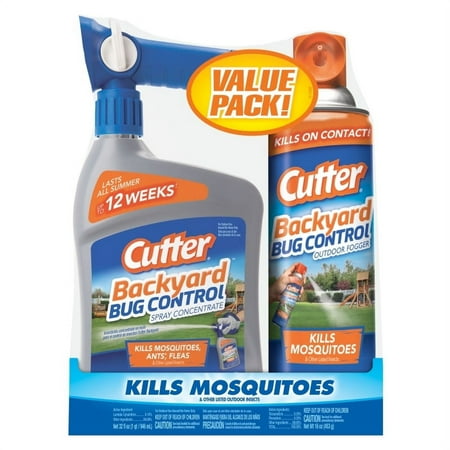 Cutter Backyard Bug Control Combo Pack, Insect Killer, 2-Pack