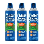 Cutter Backyard Bug Control Outdoor Insect Fogger Spray - Kills Mosquitoes, Fleas, Ants - 3 Pack, 16 oz