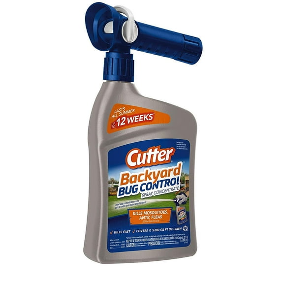 Cutter Bug-Free Backyard Spray Multiple Insects Spray 32 Ounce (Pack of 6)