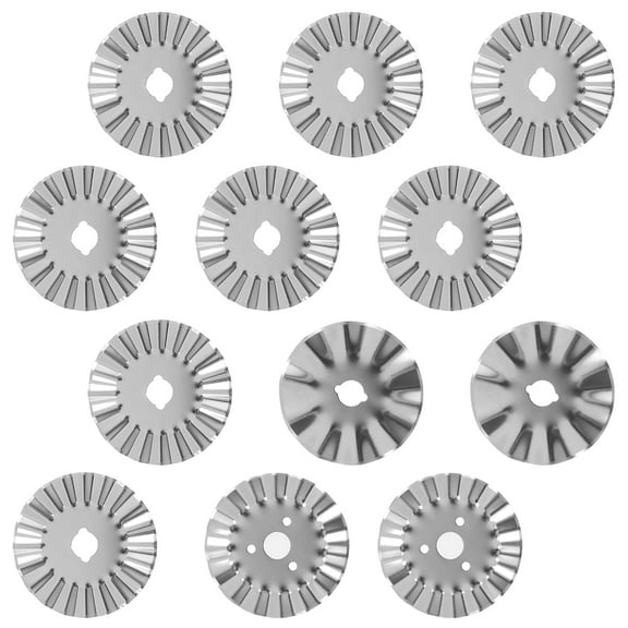 Cutter Blades Portable Wave Rotary Blades Convenient Cutter Replacement Blades Versatile Crochet Edge Rotary Cutter Blades Solid Replacement Blade for Sewing Arts