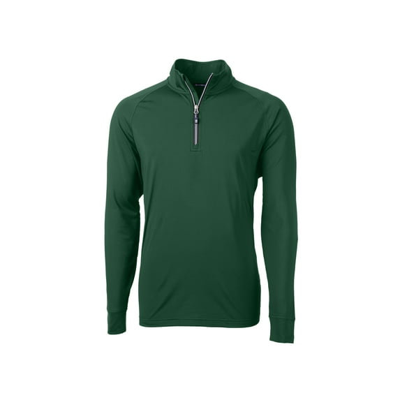 Cutter & Buck Adapt Eco Knit Stretch Recycled Mens Quarter Zip Pullover Jacket