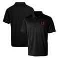thumbnail image 1 of Cutter & Buck Black Utah Utes Primary Team Logo Prospect Textured Stretch Polo, 1 of 3