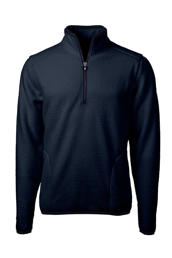 Cascade Eco Sherpa Fleece Mens Big & Tall Quarter Zip Jacket