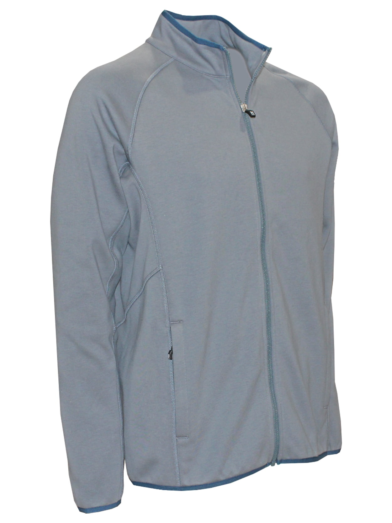 Veste Coupe-vent PGA Tour Pour Homme - Taille L - Doublée - Coupe Color Block Bleu Marine/vert - Occasion Très Bon état