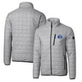 thumbnail image 1 of Cutter & Buck Gray Air Force Falcons Primary Team Logo Rainier PrimaLoft Eco Insulated Full-Zip Puffer Jacket, 1 of 3