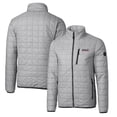 thumbnail image 1 of Cutter & Buck Gray Texas Tech Red Raiders Primary Team Logo Rainier PrimaLoft Eco Insulated Full-Zip Puffer Jacket, 1 of 3