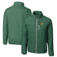 thumbnail image 1 of Cutter & Buck Heather Green Baylor Bears Primary Team Logo Rainier PrimaLoft Eco Insulated Full-Zip Puffer Jacket, 1 of 3