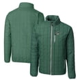 thumbnail image 1 of Cutter & Buck Heather Green Michigan State Spartans Primary Team Logo Rainier PrimaLoft Eco Insulated Full-Zip Puffer, 1 of 3