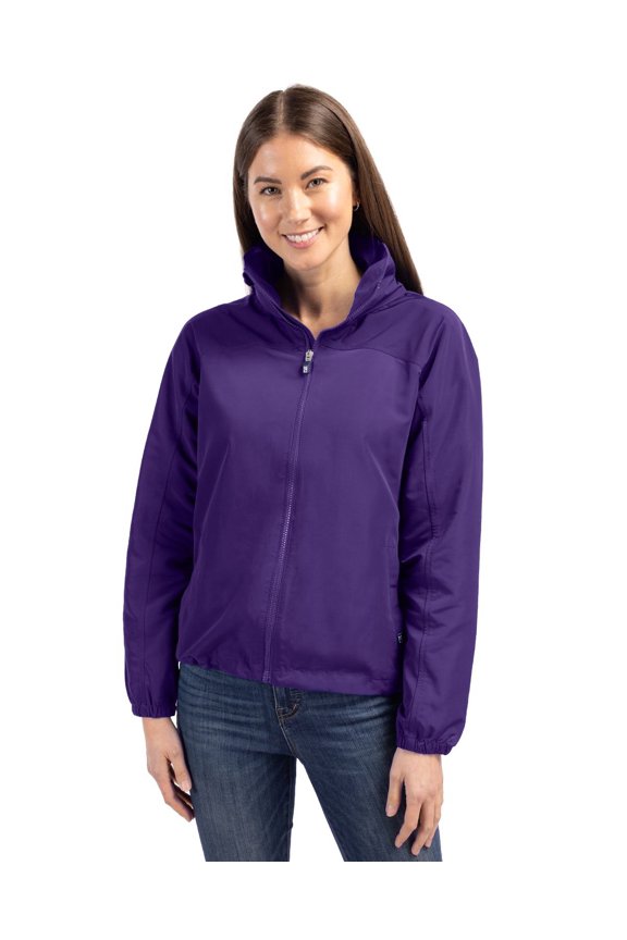 LCO00061 Charter Eco Recycled Womens Full-Zip Jacket-College Purple-XL