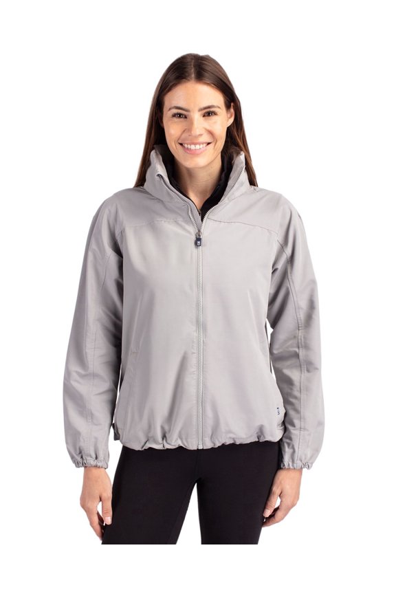 LCO00061 Charter Eco Recycled Womens Full-Zip Jacket-Polished-L