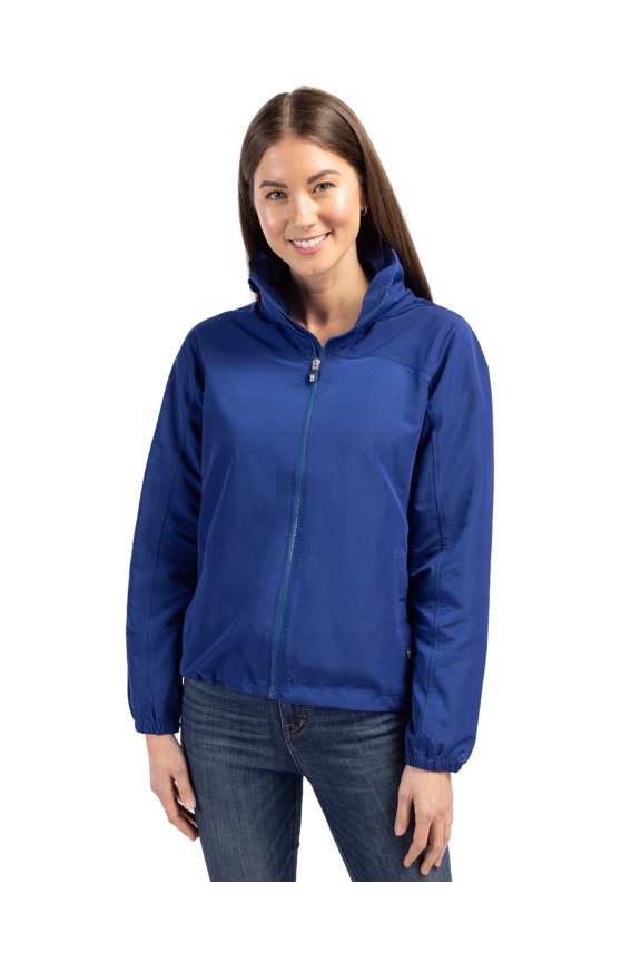 LCO00061 Charter Eco Recycled Womens Full-Zip Jacket-Tour Blue-M