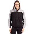 thumbnail image 1 of Cutter & Buck LCO00062 Charter Eco Recycled Womens Anorak Jacket-Black/Polished-XXXL, 1 of 5
