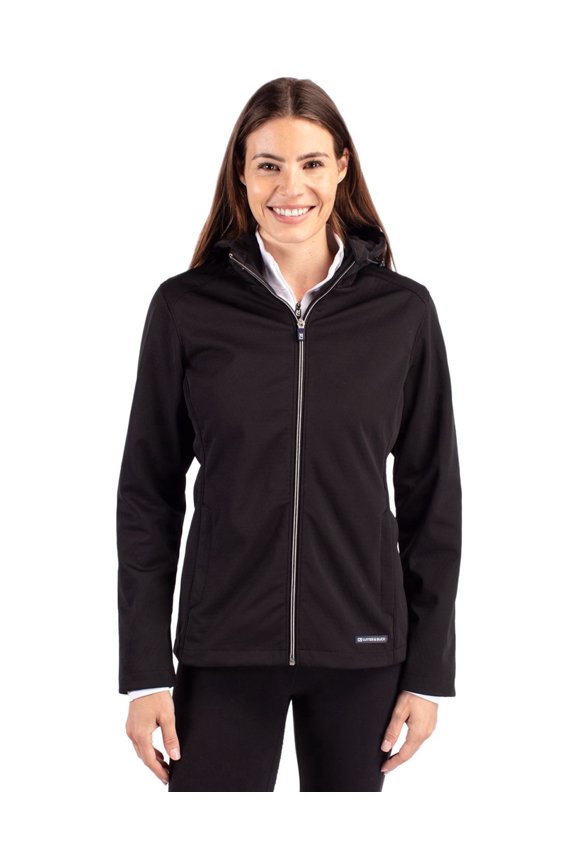 LCO00066 Evoke Softshell Recycled Full Zip Womens Jacket-Black-XXL