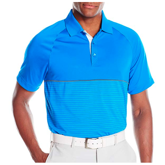 Cutter & Buck Men's Junction Stripe Hybrid Golf Polo