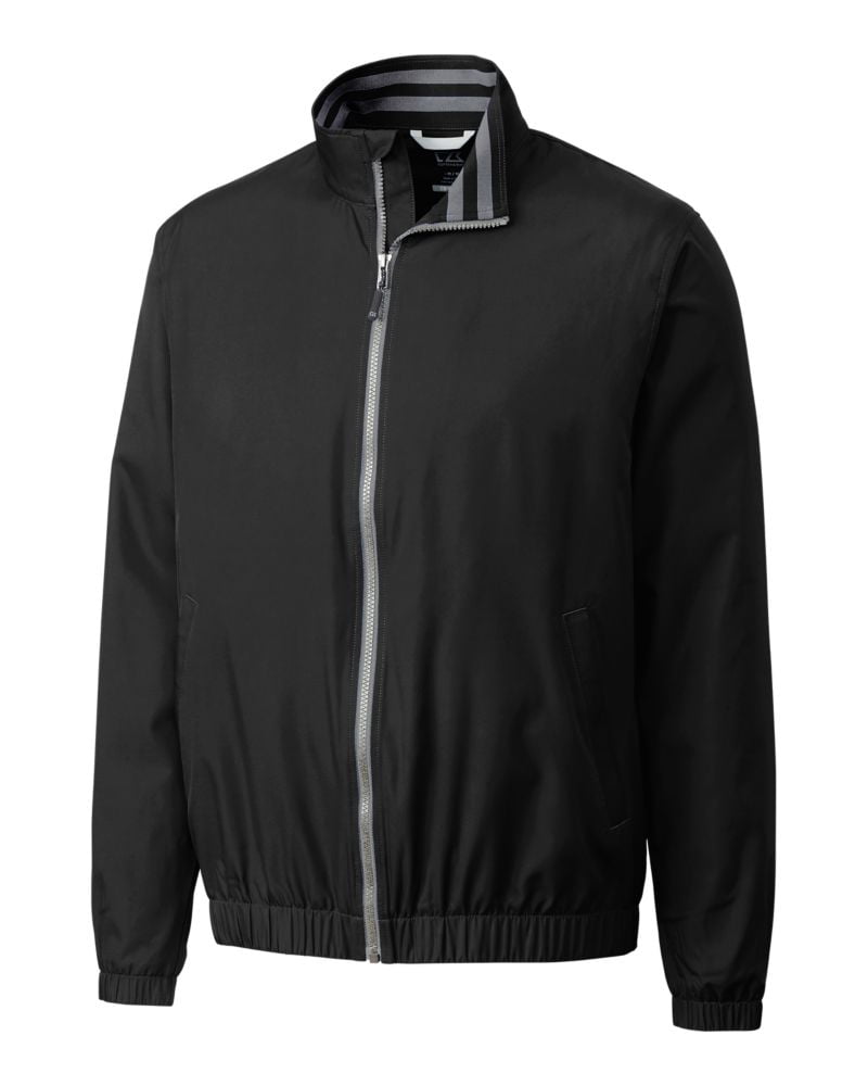 Cutter Buck Men s Long Sleeve Nine Iron Full Zip Jacket Walmart