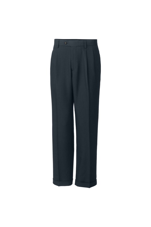 Men's Twill Microfiber Pleated Pant - MCB01810
