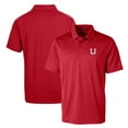 thumbnail image 1 of Cutter & Buck Red Utah Utes Primary Team Logo Prospect Textured Stretch Polo, 1 of 3